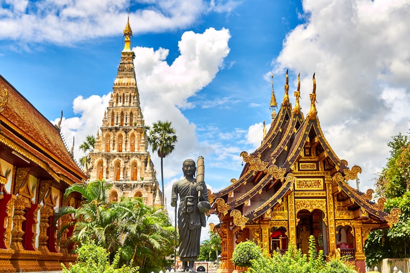 Ayutthaya Wat Mahathat Buddha head in tree roots