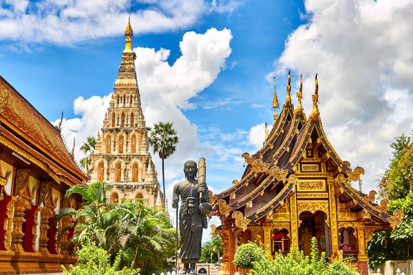 Ayutthaya ruins sunset